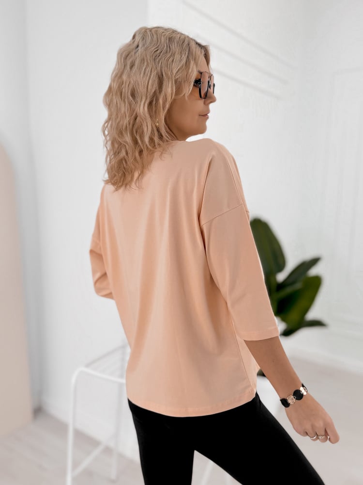 BLUZKA SABINE BRZOSKWINIOWA