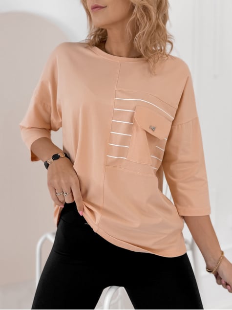 BLUZKA SABINE BRZOSKWINIOWA