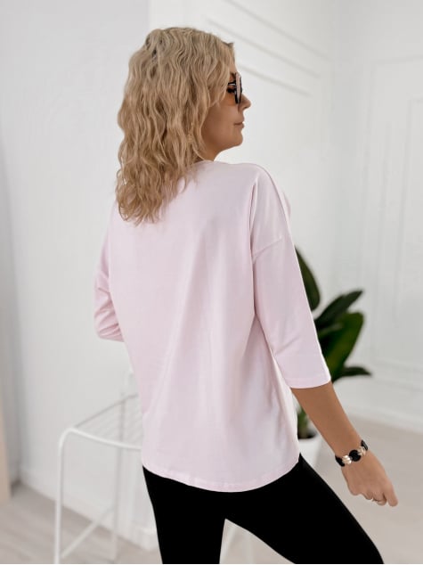 BLUZKA SABINE JASNORÓŻOWA