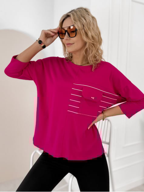 BLUZKA SABINE RÓŻOWA