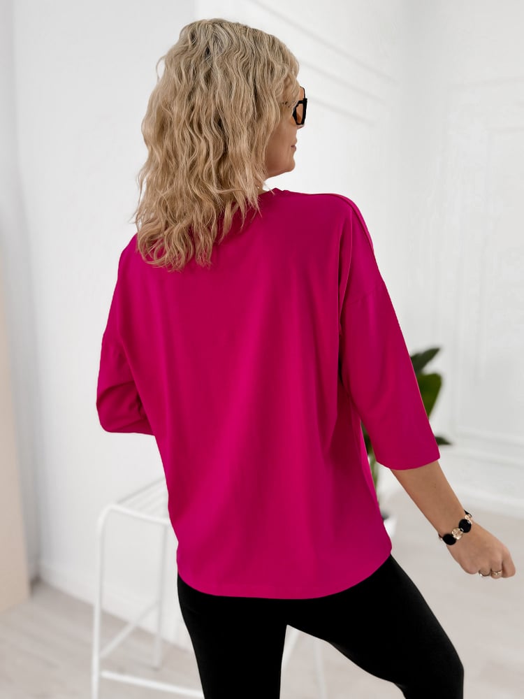 BLUZKA SABINE RÓŻOWA
