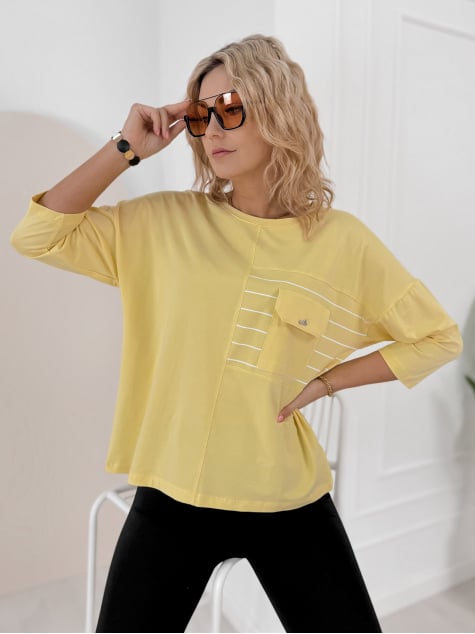 BLUZKA SABINE ŻÓŁTA