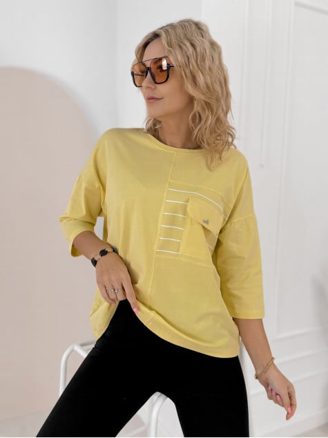 BLUZKA SABINE ŻÓŁTA