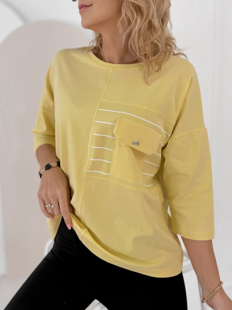 BLUZKA SABINE ŻÓŁTA