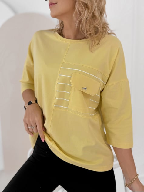 BLUZKA SABINE ŻÓŁTA