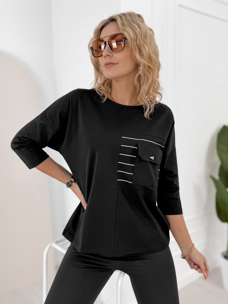 BLUZKA SABINE CZARNA