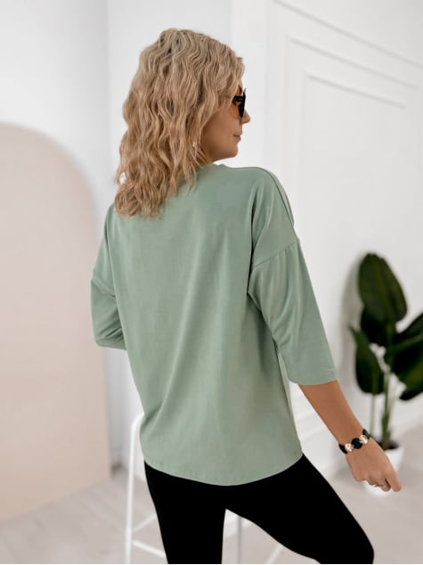 BLUZKA SABINE PISTACJOWA