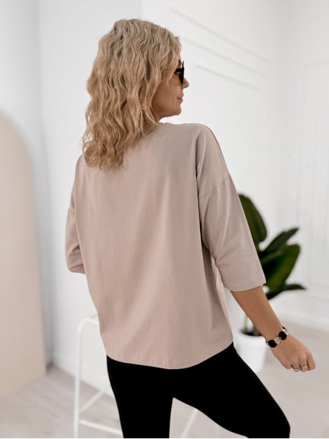 BLUZKA SABINE BEŻOWA