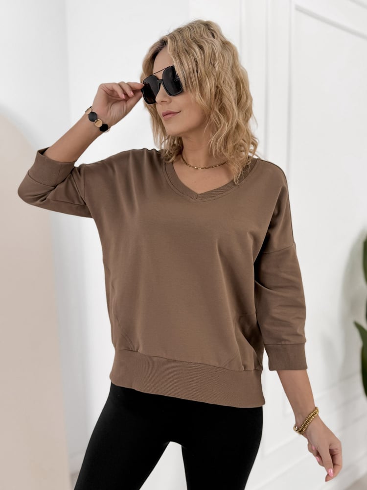 BLUZKA PARADI BRĄZOWA