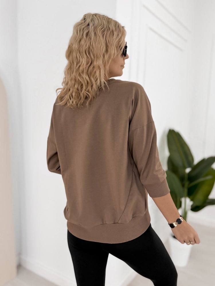 BLUZKA PARADI BRĄZOWA