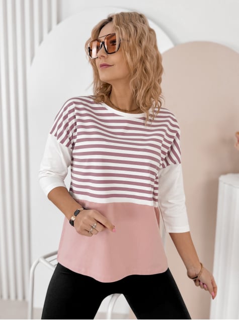 BLUZKA MATISSE PUDROWY RÓŻ