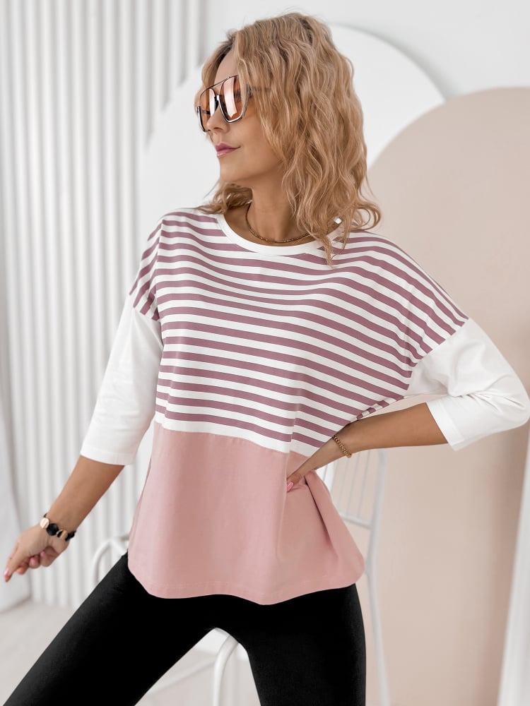 BLUZKA MATISSE PUDROWY RÓŻ