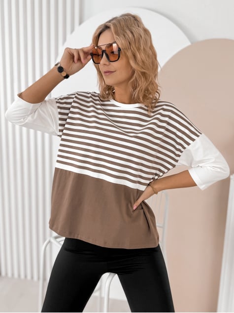 BLUZKA MATISSE BRĄZOWA