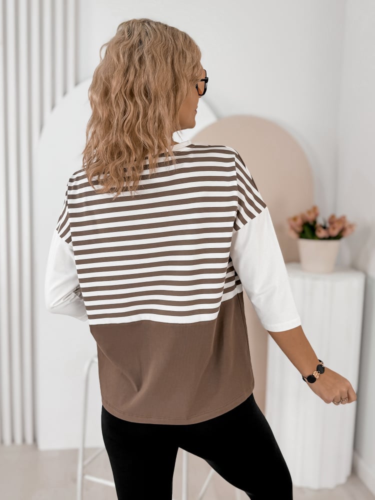 BLUZKA MATISSE BRĄZOWA