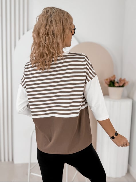 BLUZKA MATISSE BRĄZOWA