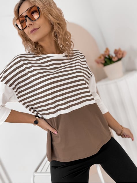 BLUZKA MATISSE BRĄZOWA