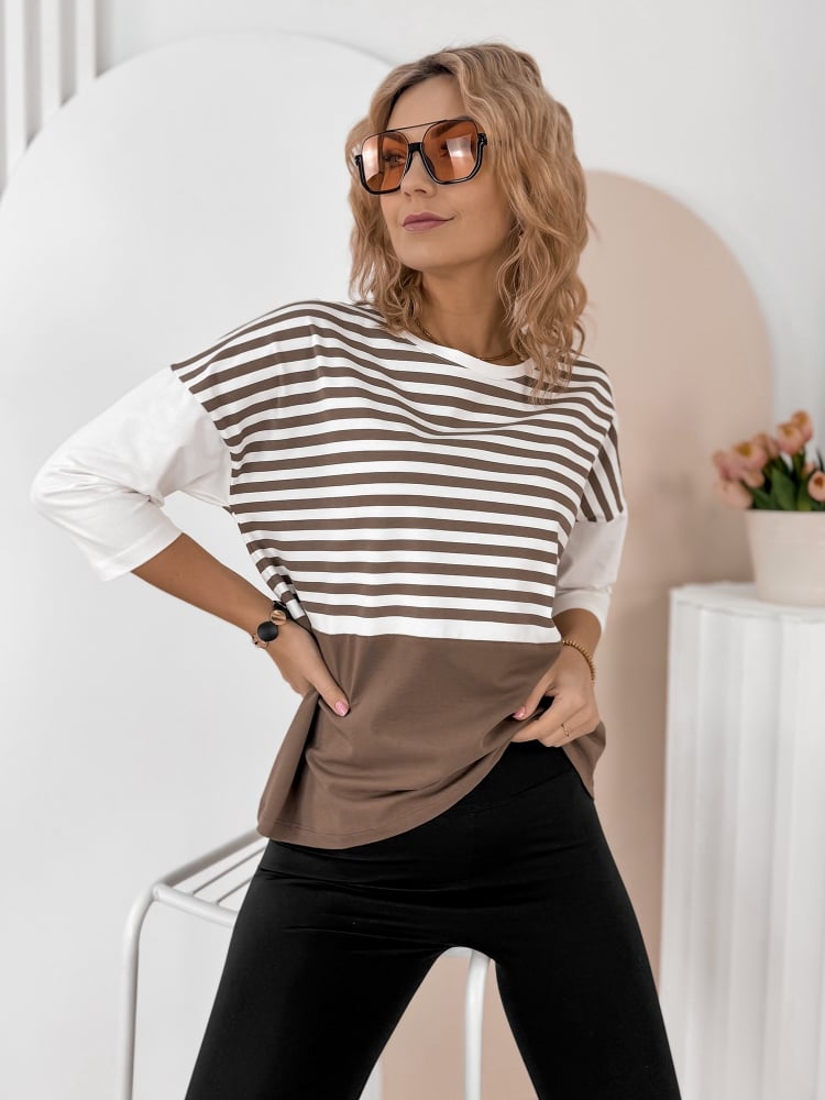 BLUZKA MATISSE BRĄZOWA