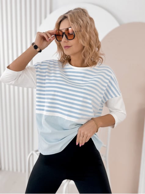 BLUZKA MATISSE BŁĘKITNA