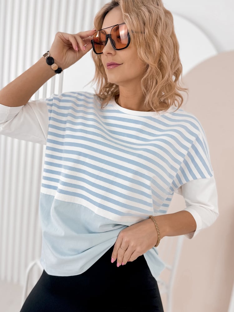 BLUZKA MATISSE BŁĘKITNA