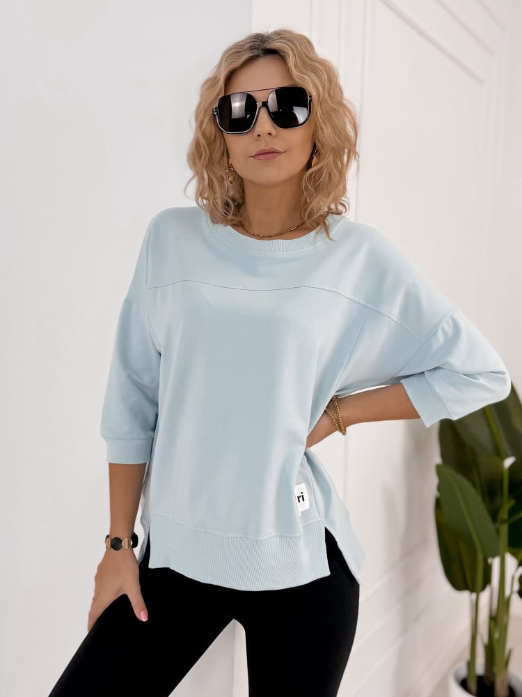 BLUZKA SAFARI BŁĘKITNA