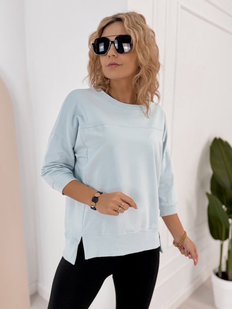 BLUZKA SAFARI BŁĘKITNA