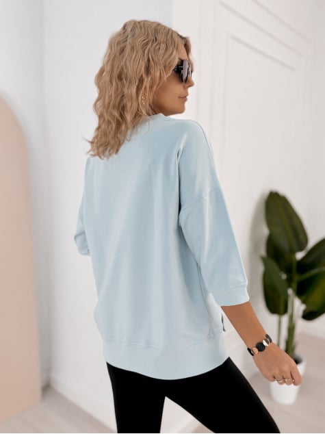 BLUZKA SAFARI BŁĘKITNA