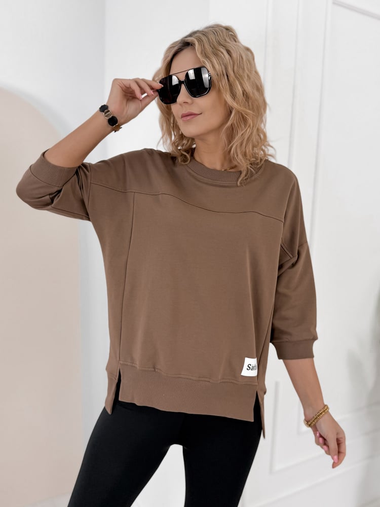 BLUZKA SAFARI BRĄZOWA