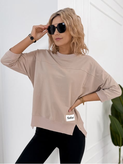 BLUZKA SAFARI BEŻOWA