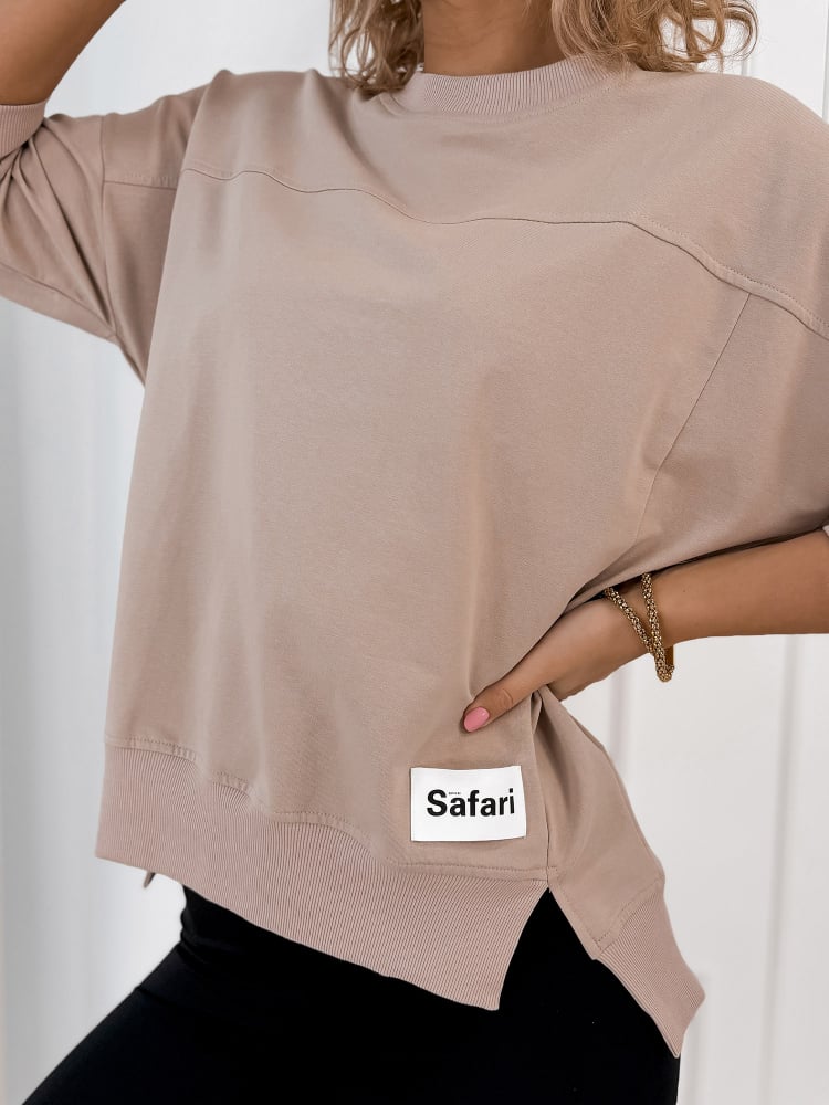 BLUZKA SAFARI BEŻOWA