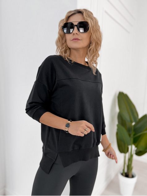 BLUZKA SAFARI CZARNA