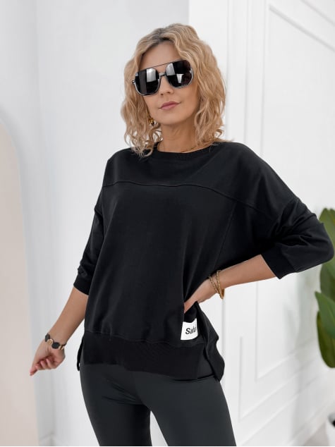 BLUZKA SAFARI CZARNA