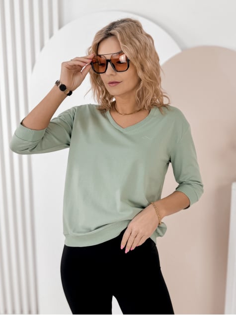 BLUZKA SOLENA PISTACJOWA