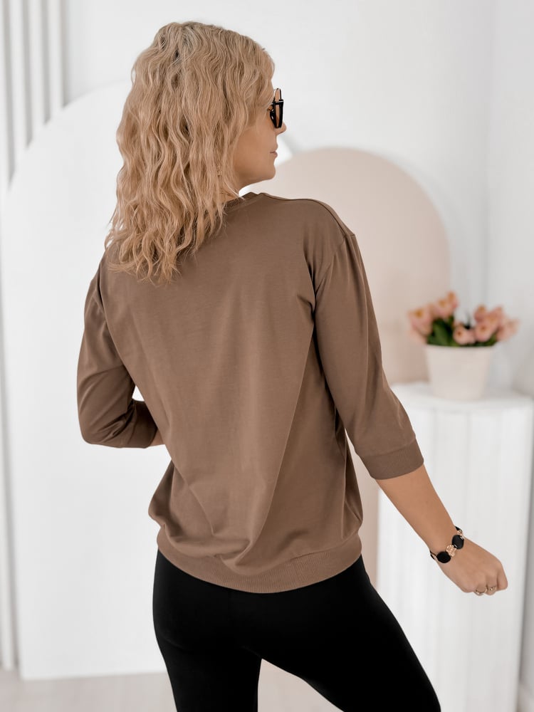 BLUZKA SOLENA BRĄZOWA