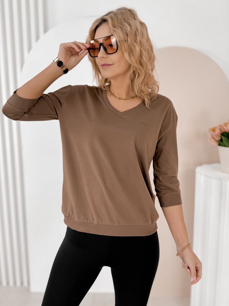 BLUZKA SOLENA BRĄZOWA