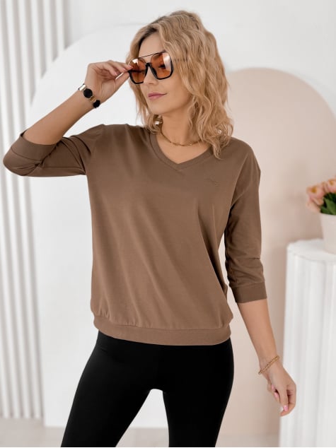 BLUZKA SOLENA BRĄZOWA