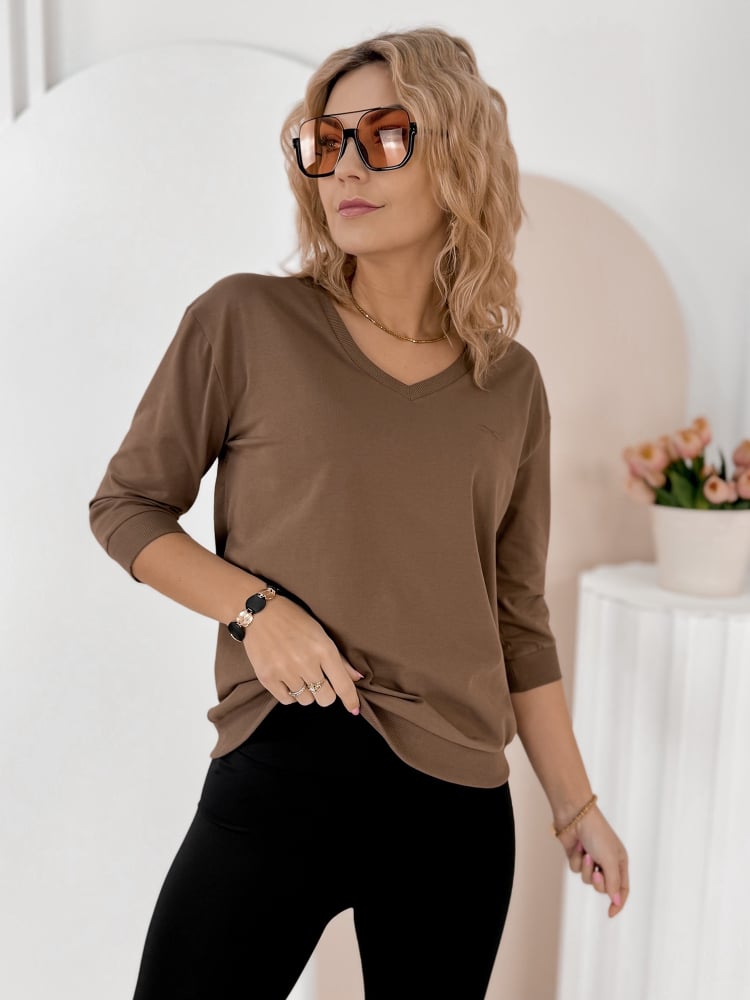 BLUZKA SOLENA BRĄZOWA