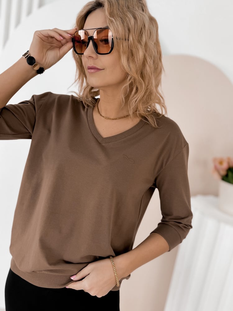 BLUZKA SOLENA BRĄZOWA