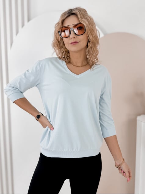 BLUZKA SOLENA BŁĘKITNA