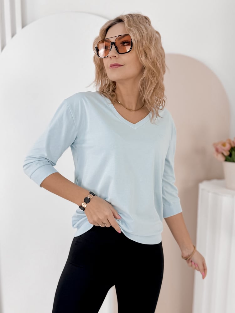 BLUZKA SOLENA BŁĘKITNA