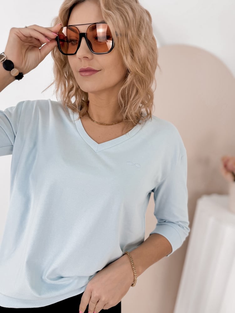 BLUZKA SOLENA BŁĘKITNA