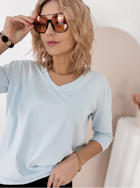 BLUZKA SOLENA BŁĘKITNA