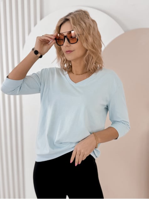 BLUZKA SOLENA BŁĘKITNA