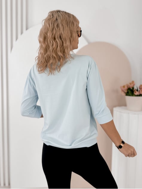 BLUZKA SOLENA BŁĘKITNA