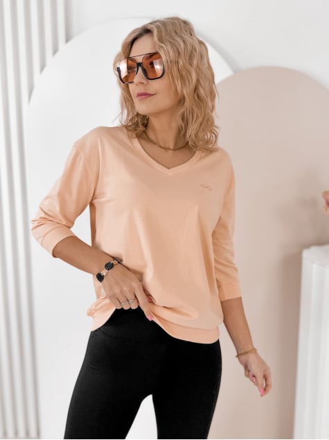 BLUZKA SOLENA BRZOSKWINIOWA