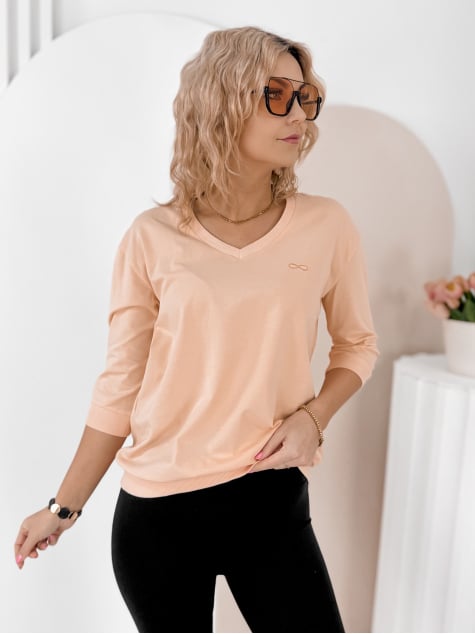 BLUZKA SOLENA BRZOSKWINIOWA