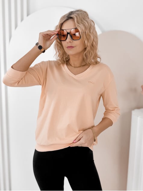 BLUZKA SOLENA BRZOSKWINIOWA