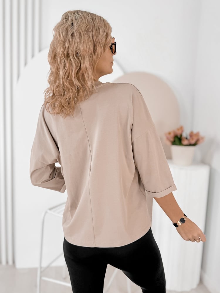 BLUZKA PHILIPE BEŻOWA