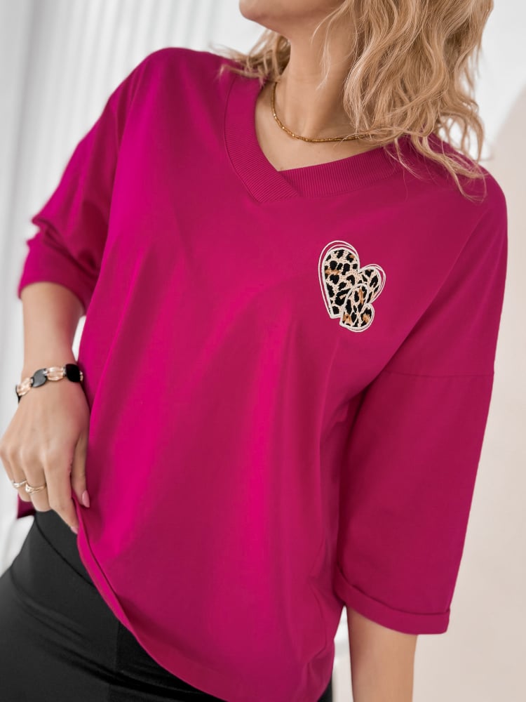 BLUZKA PHILIPE RÓŻOWA