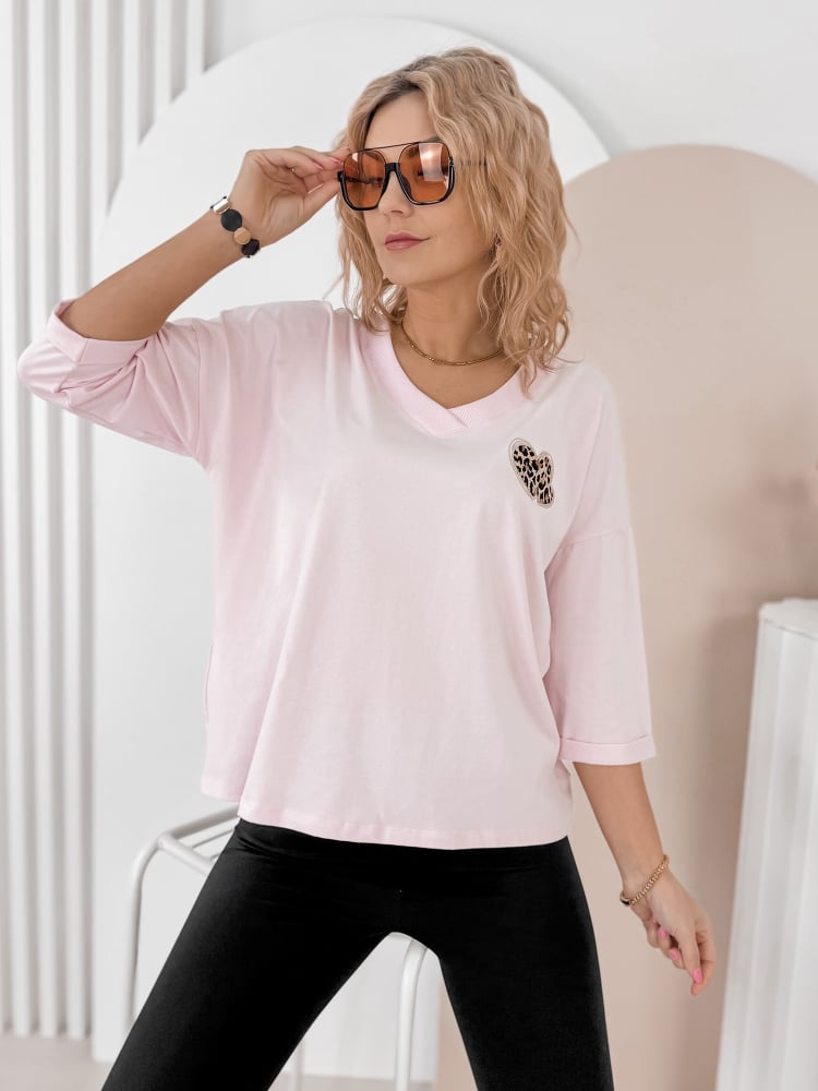 BLUZKA PHILIPE JASNORÓŻOWY