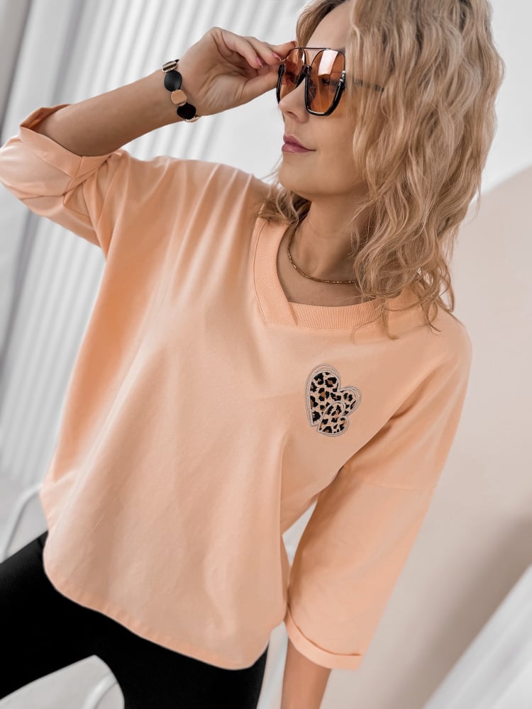 BLUZKA PHILIPE BRZOSKWINIOWA